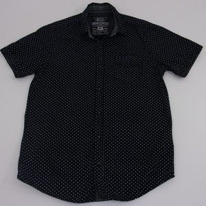 Men's  Button Down Shirt Navy Size Medium